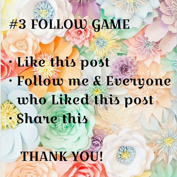 HELP ME REACH 100K 🌹 FOLLOW GAME #3 ❣️XOXO - Picture 3 of 3